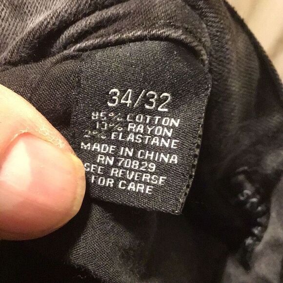 Pants by C J  black premium size 34/32 - Picture 9 of 10